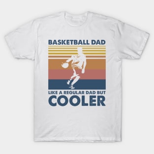 Basketball Dad Vintage Gift Father's Day T-Shirt